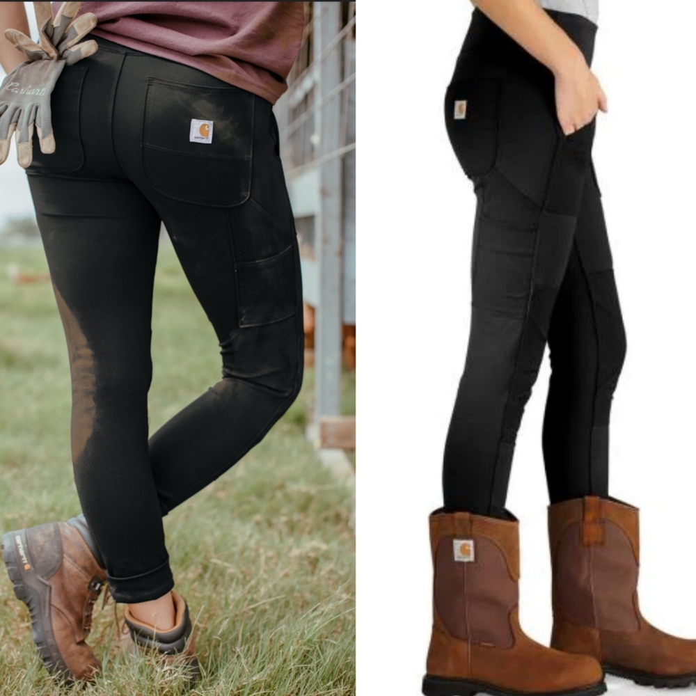 Carhartt force midweight reinforced pocket pull on work fitted leggings XXL